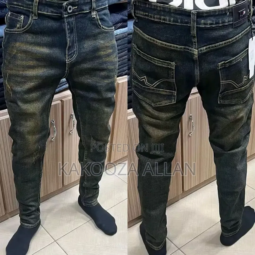Denim Stretcher Pants