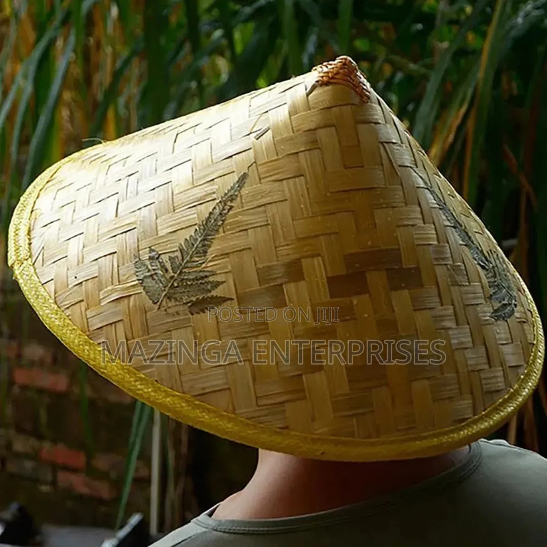 Traditional Chinese Hand Woven Bamboo Conical Hat