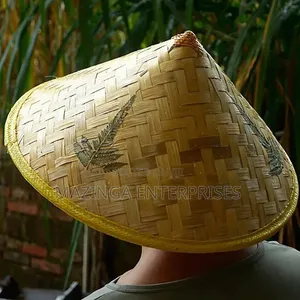 Traditional Chinese Hand Woven Bamboo Conical Hat