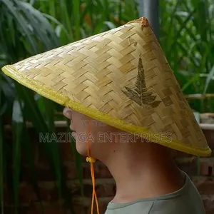 Traditional Chinese Hand Woven Bamboo Conical Hat