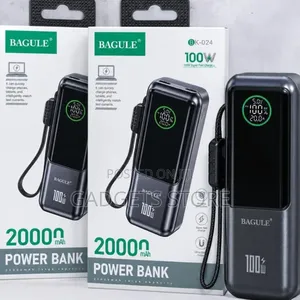 Bagule BK-024 20000mAh 100W Super Fast Charging Power Bank