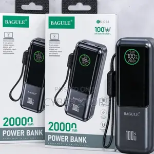 Bagule BK-024 20000mAh 100W Super Fast Charging Power Bank