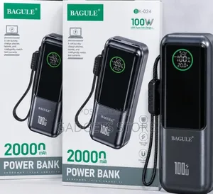 Bagule BK-024 20000mAh 100W Super Fast Charging Power Bank
