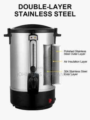 15L Stainless Steel Electric Hot Water Urn / Beverage Boiler With Tap