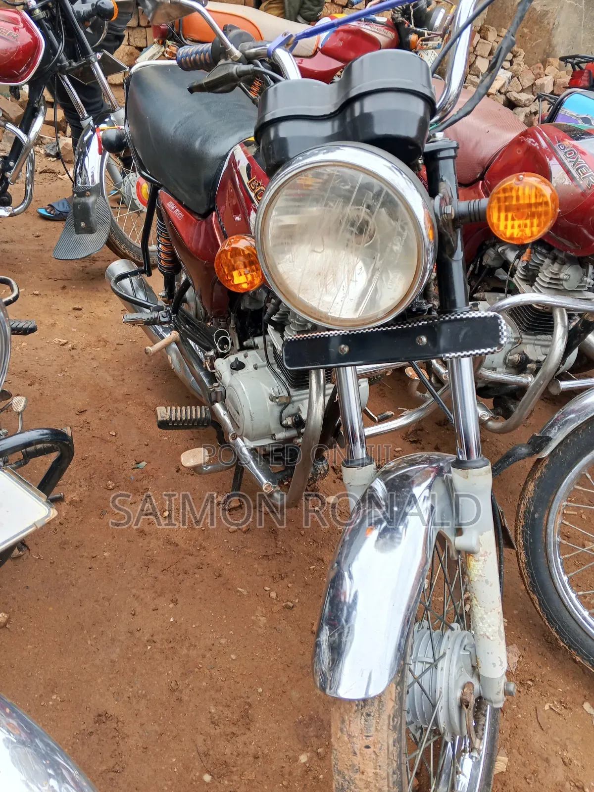 Bajaj Boxer 100 2017 Red