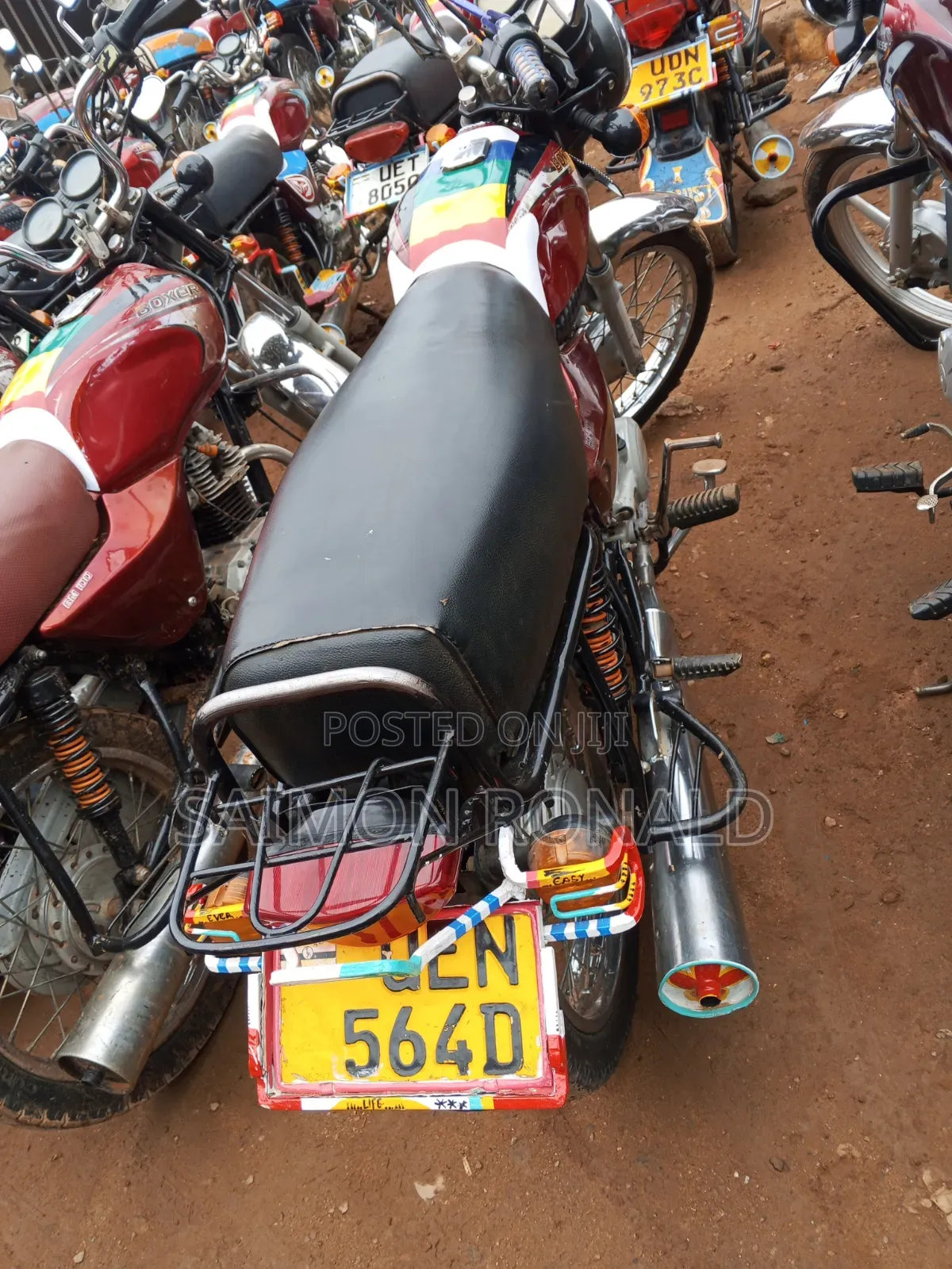 Bajaj Boxer 100 2017 Red
