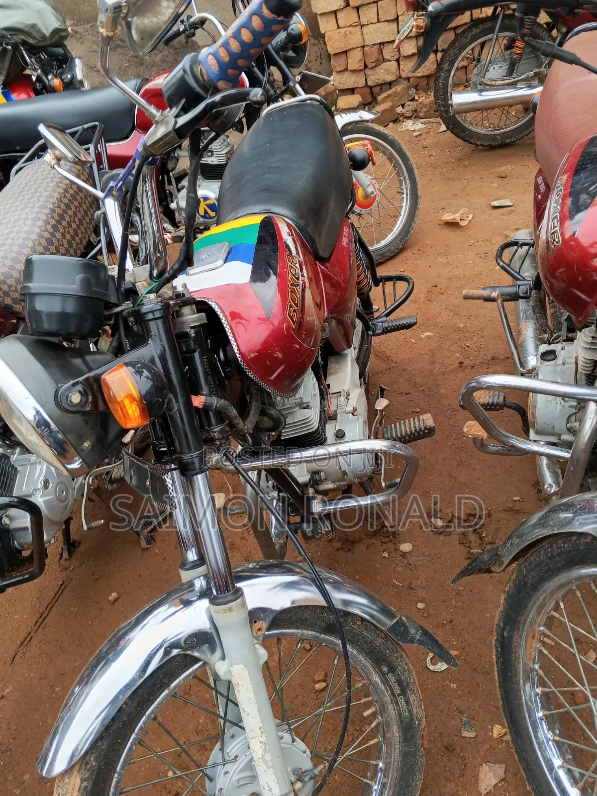 Bajaj Boxer 100 2017 Red