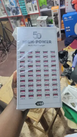 50-Port High-Power Multi-Port USB Charger Station.