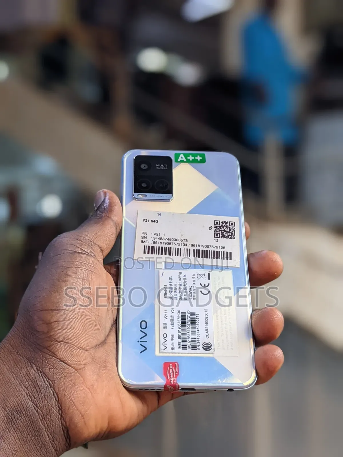 Vivo Y21 64 GB Blue