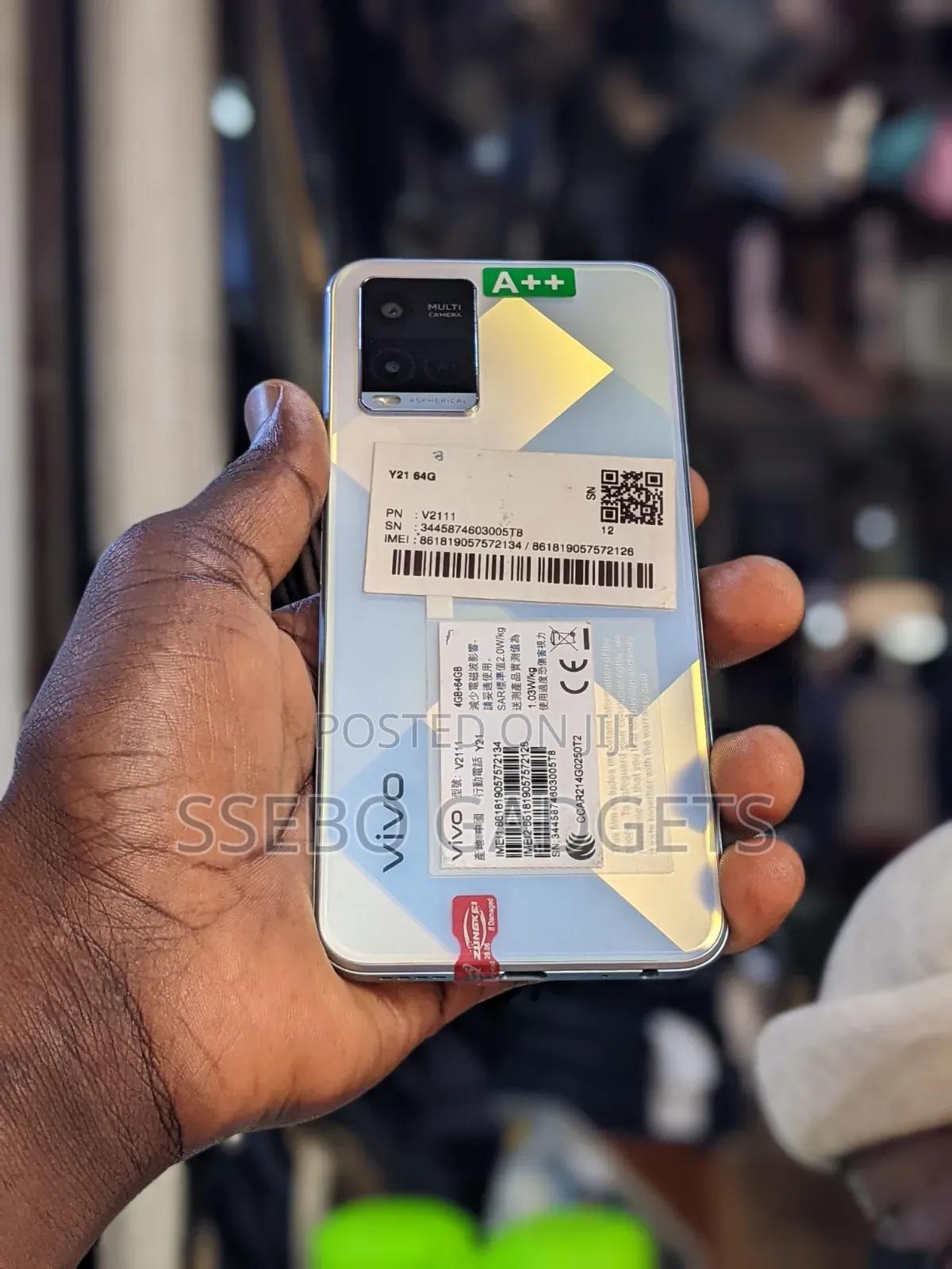 Vivo Y21 64 GB Blue