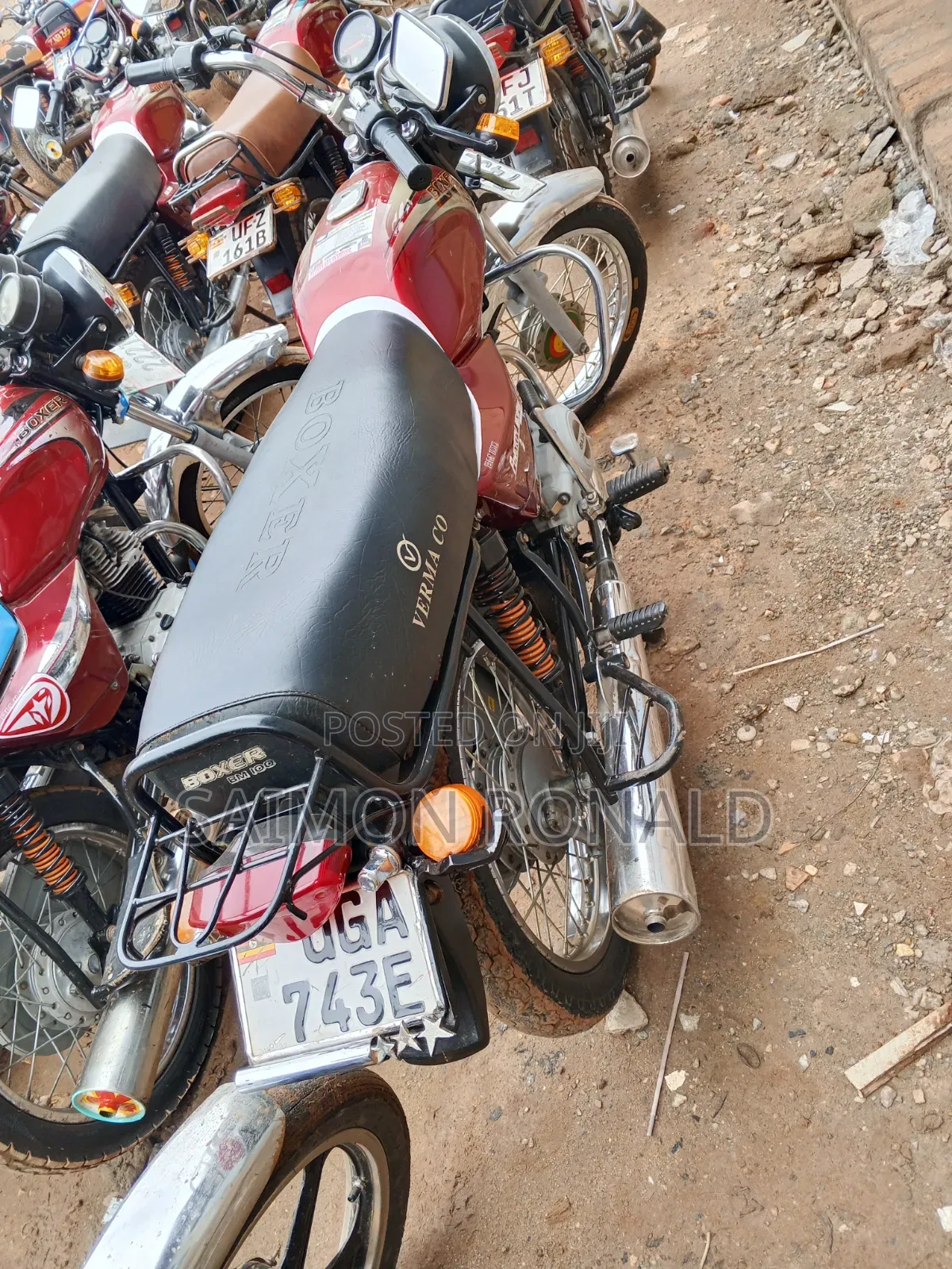 Bajaj Boxer 100 2025 Red
