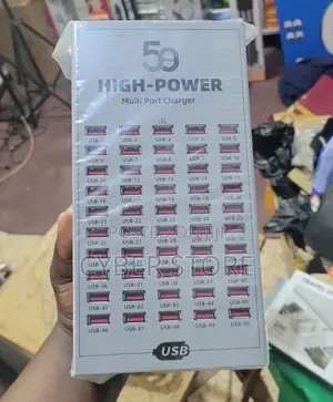 50-Port High-Power Multi-Port USB Charger Station.