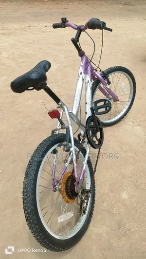 UK Indigo Purple-and-Silver Steel Mountain/Utility Bicycle, 20inch.