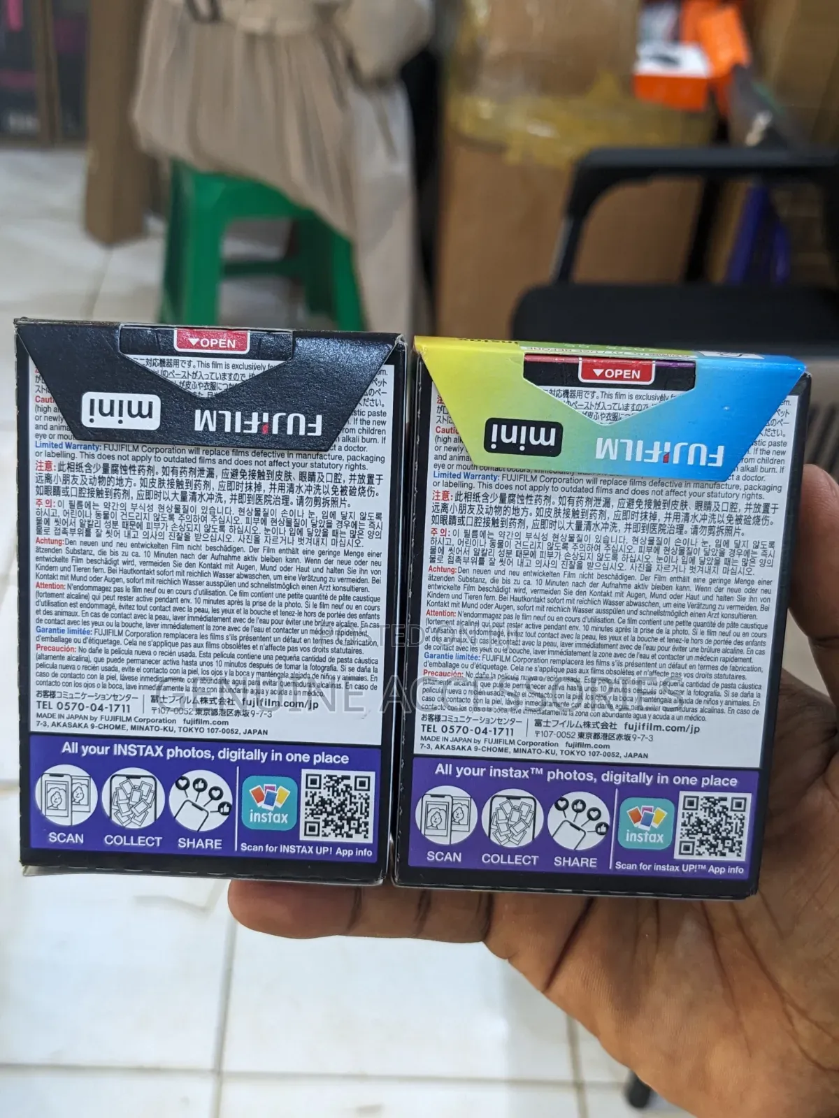 Fujifilm Instax Mini Film With Colored Borders