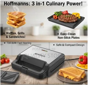 Hoffmans 3 in 1 Sandwich Maker