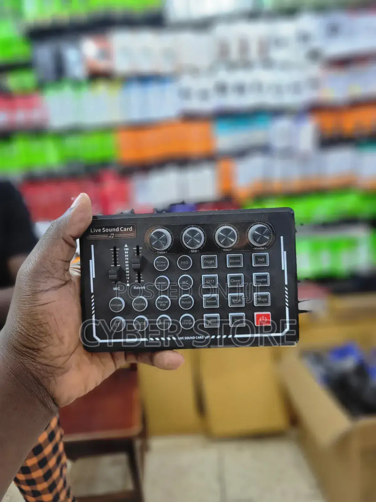 Portable External Live Sound Card,