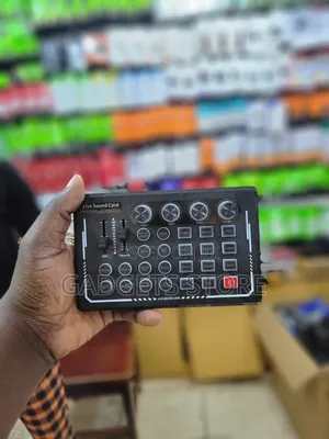 Portable External Live Sound Card,