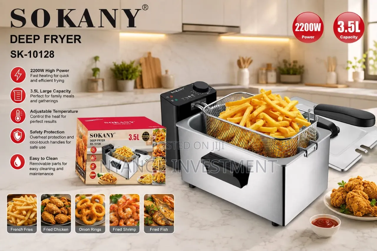 Sokany Deep Fryer 3.5L . Deep Fryer 3.5L