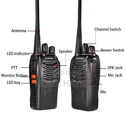 Two Way Baofeng Radio Call Walkie-Talkie