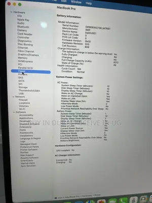 Laptop Apple MacBook Pro 2019 16GB Intel Core i7 SSD 512GB