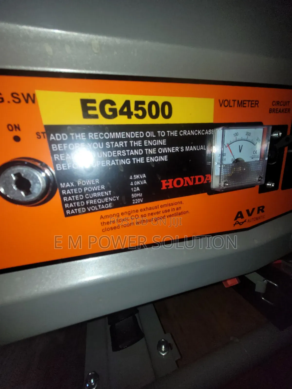 Honda Pt WDC 4000 Japan Make