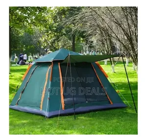 Automatic Camping Tent for 4 People - Multicolor
