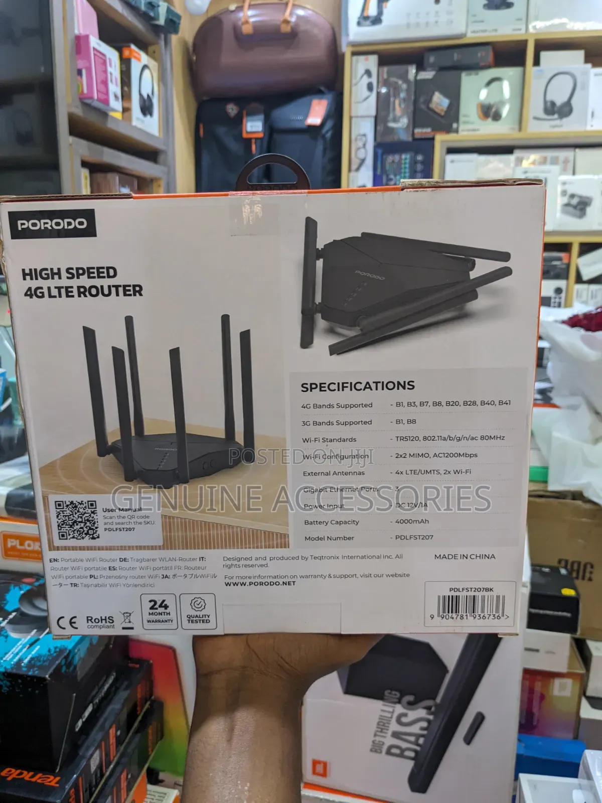 Porodo Router 4G Dual Band