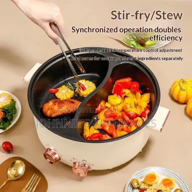 (2in1) Electric Cooking Pot
