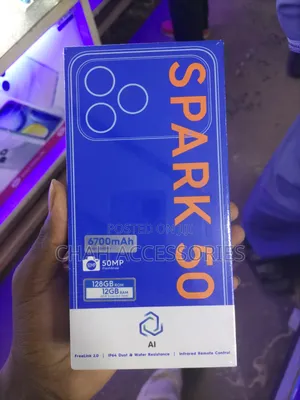 New Tecno Spark 50 128 GB Black