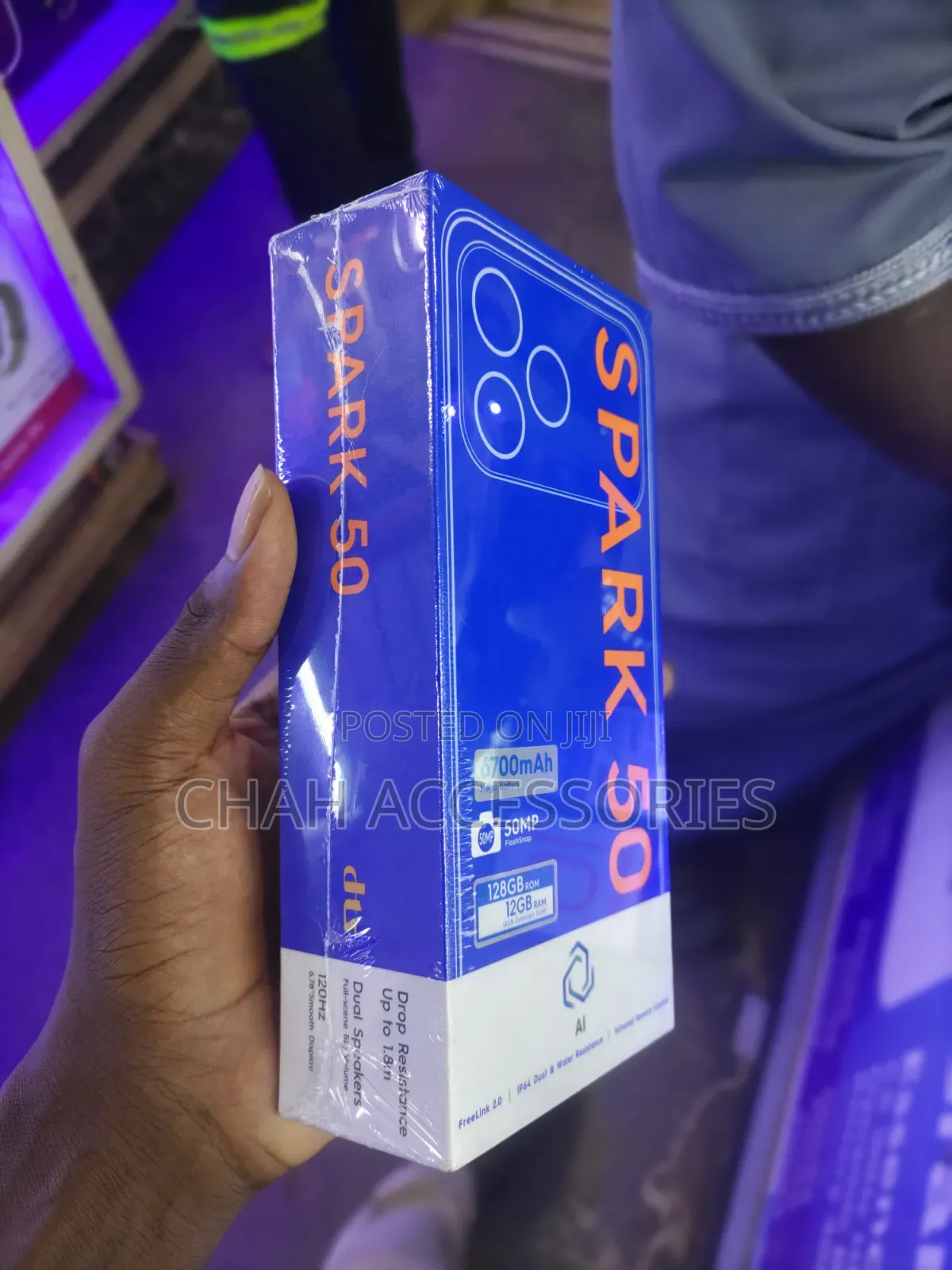 New Tecno Spark 50 128 GB Black