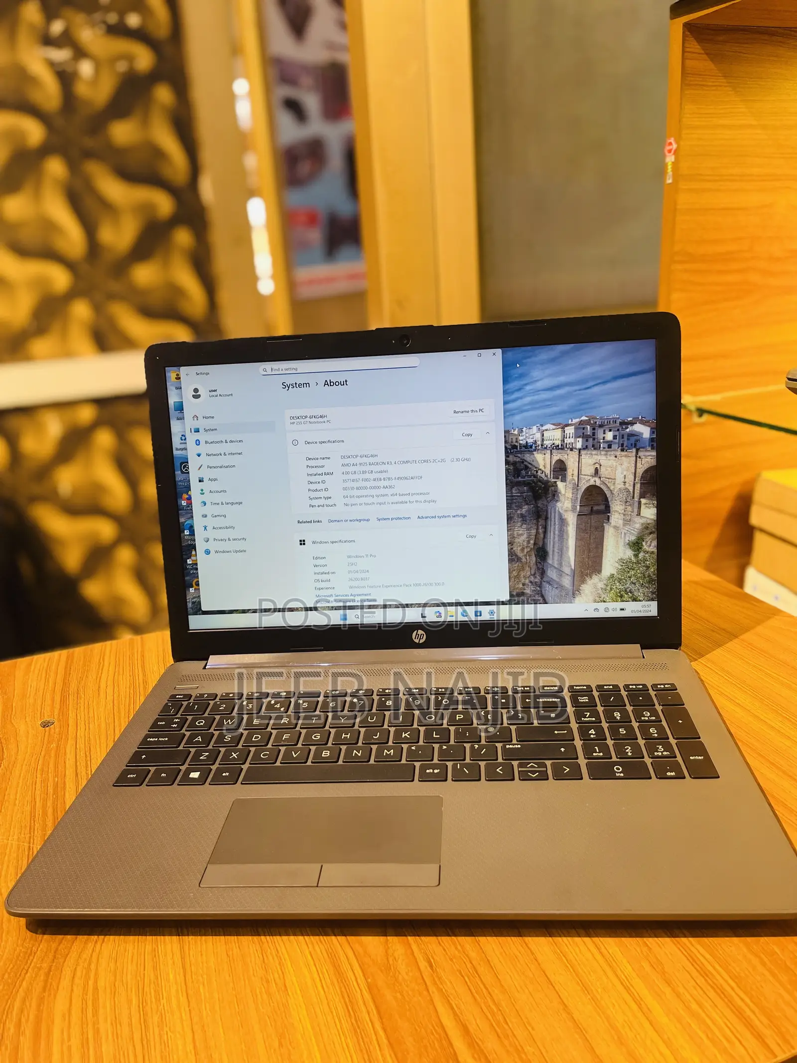 Laptop HP 255 G8 8GB AMD SSD 256GB