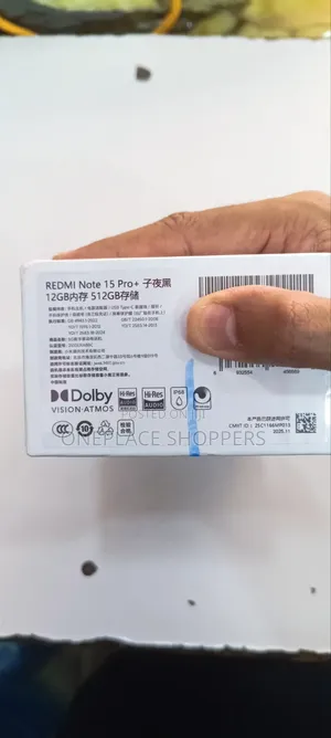New Xiaomi Redmi Note 15 Pro+ 512 GB Black