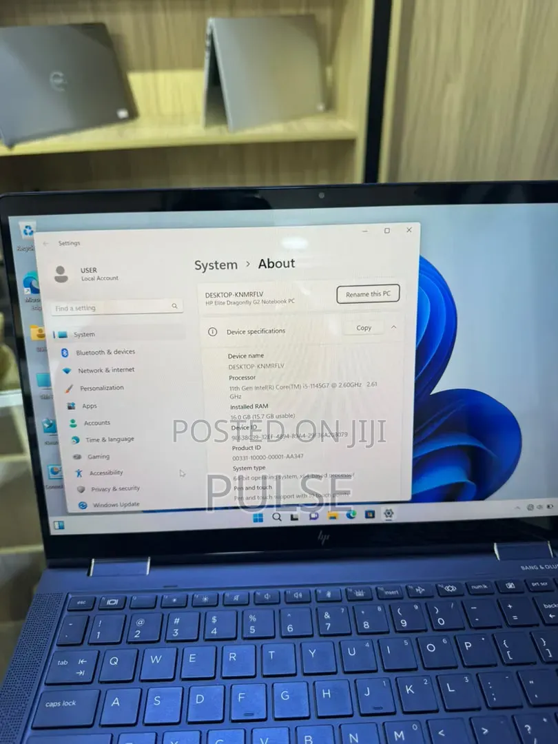 Laptop HP Dragonfly G3 16GB Intel Core i5 SSD 256GB