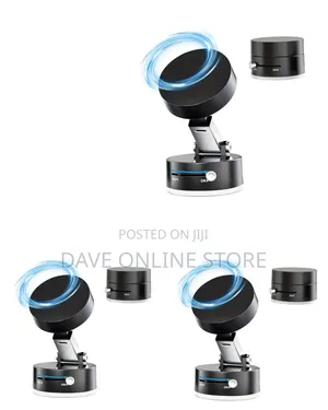 Car Phone Holder With Sanction Properties and a Magnetic Disc