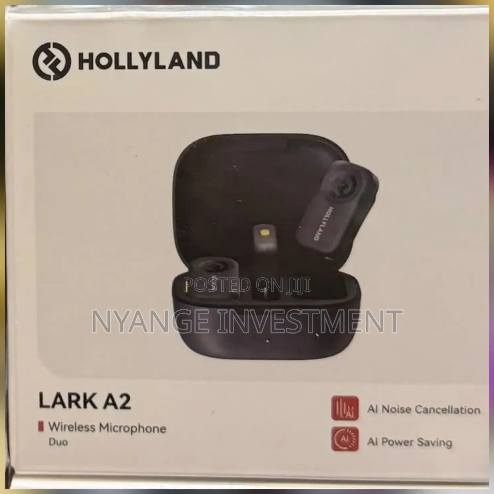 Hollyland Lark A2 Wireless Microphone Duo.