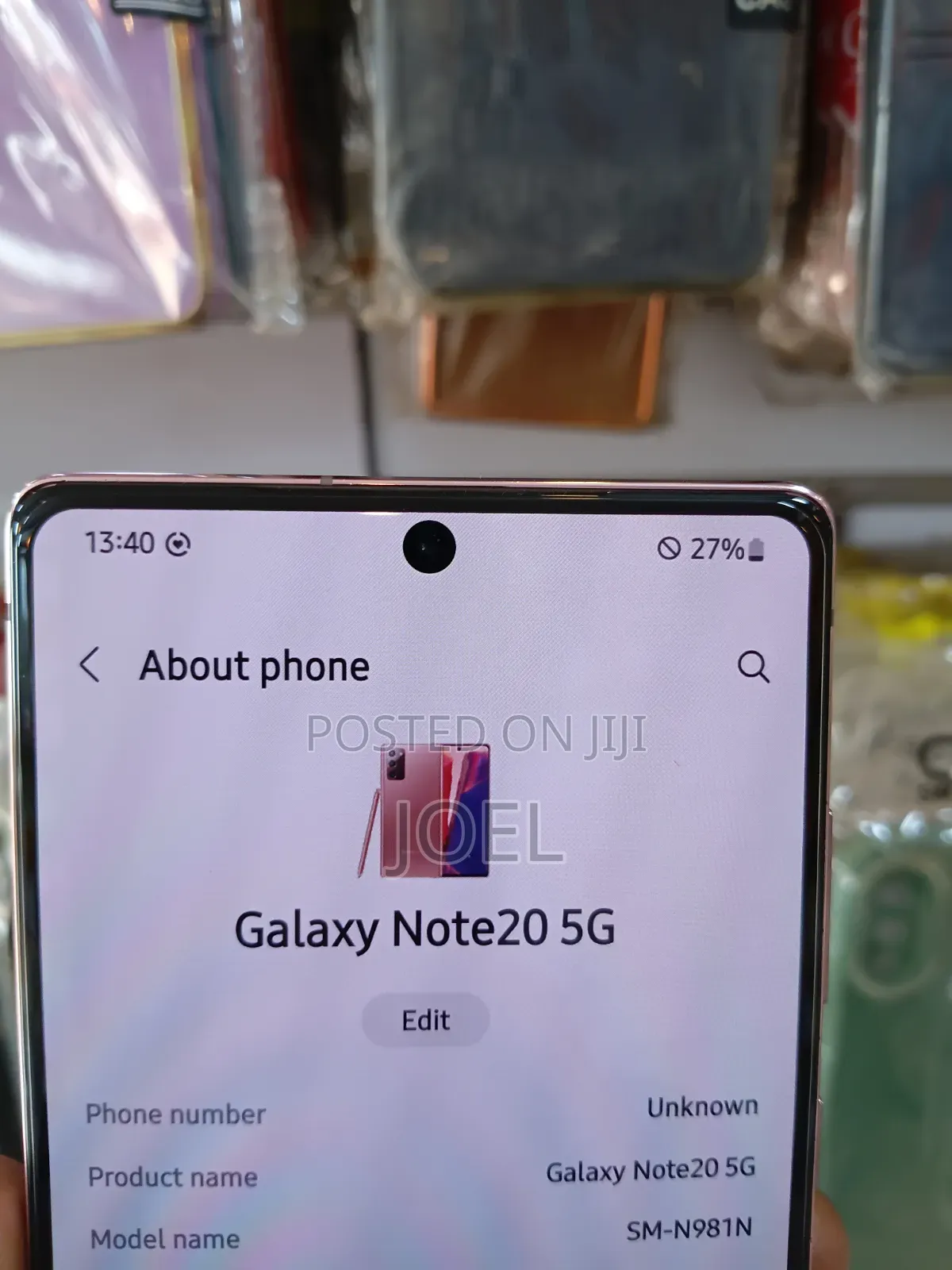 Samsung Galaxy Note 20 5G 256 GB Rose Gold