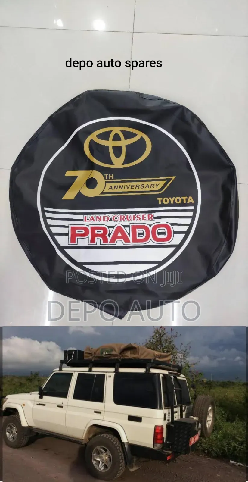 Fj70 Series Leather Tyre Cover