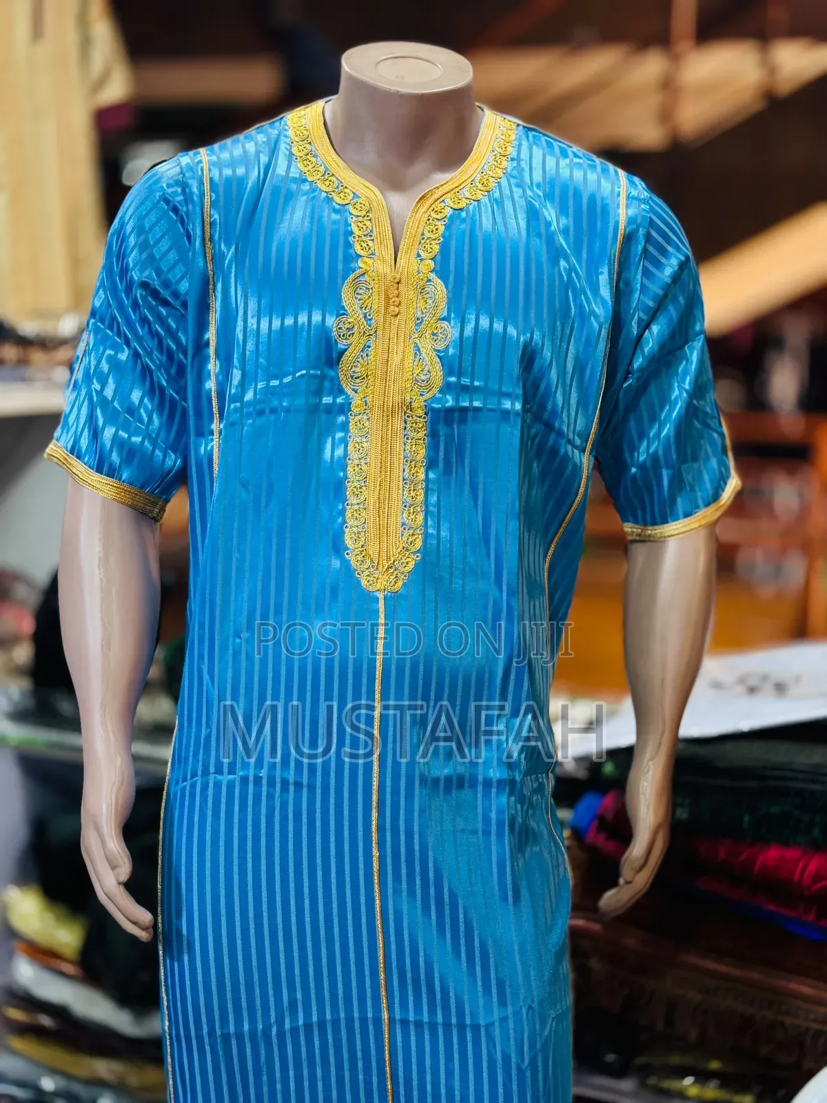 Morrocan Short Sleeve Kanzu