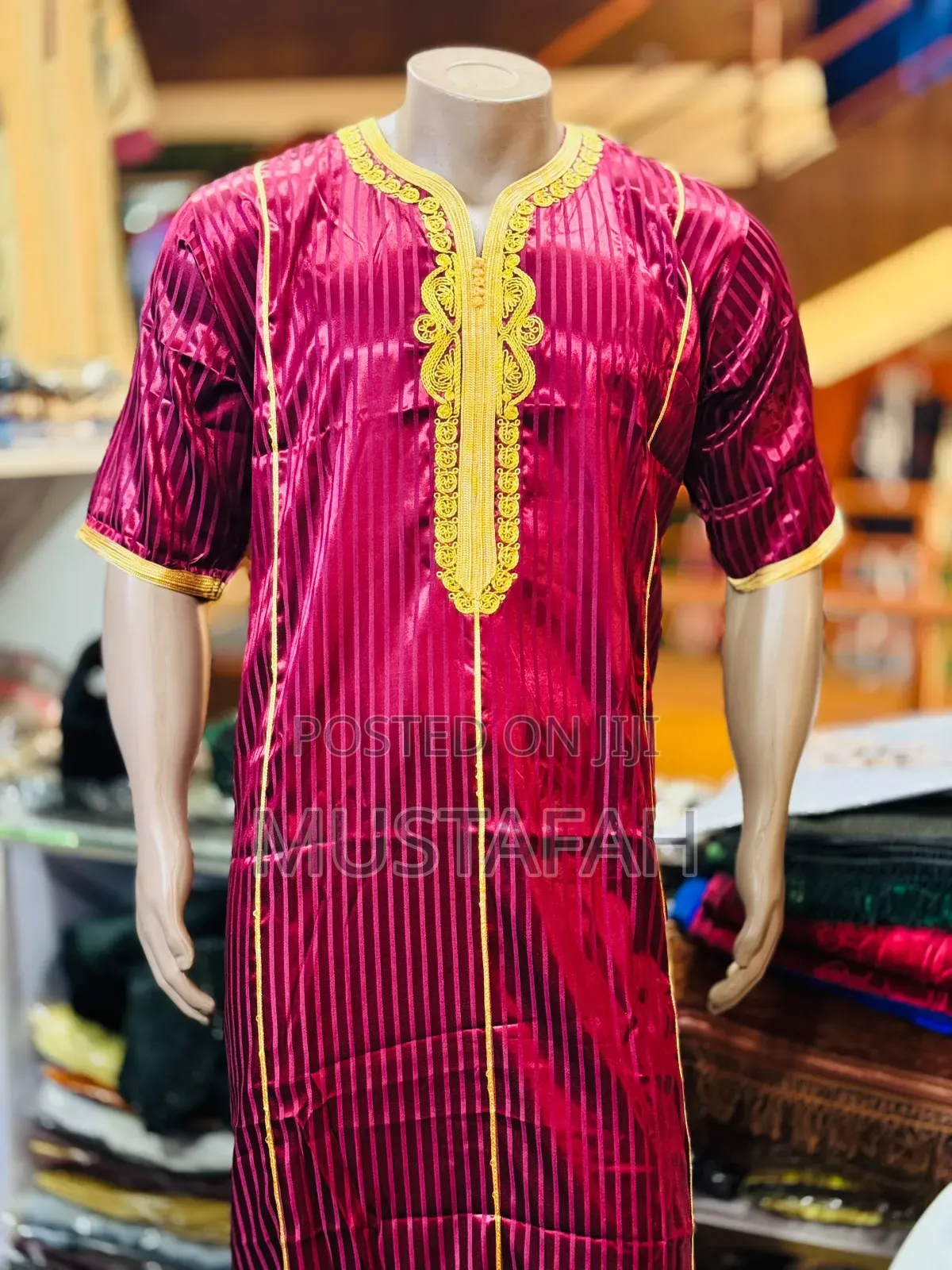Morrocan Short Sleeve Kanzu