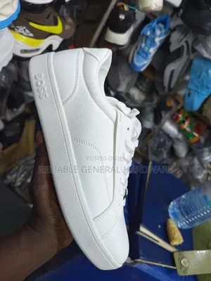 White Boss Sneakers Shoes
