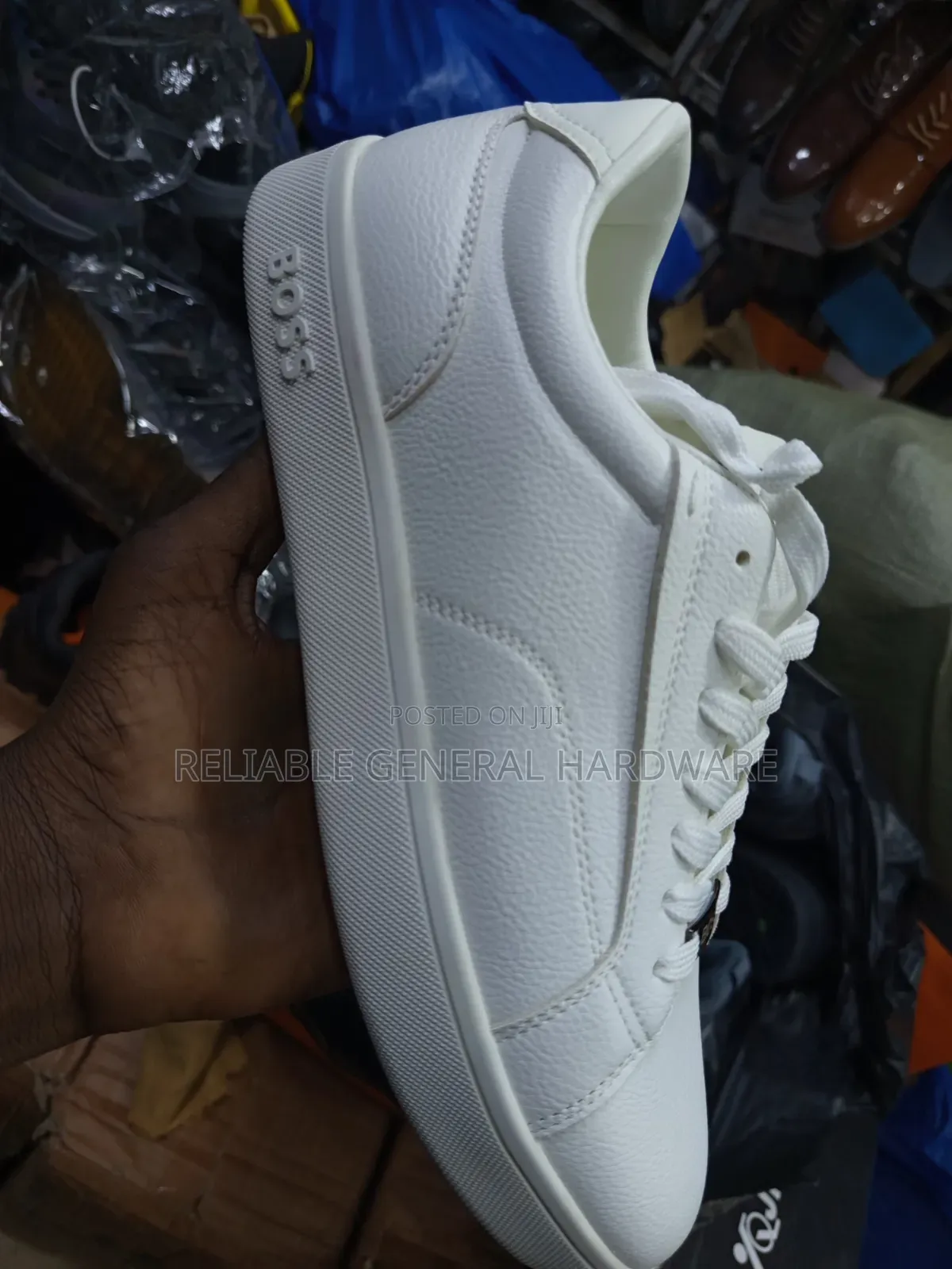 White Boss Sneakers Shoes