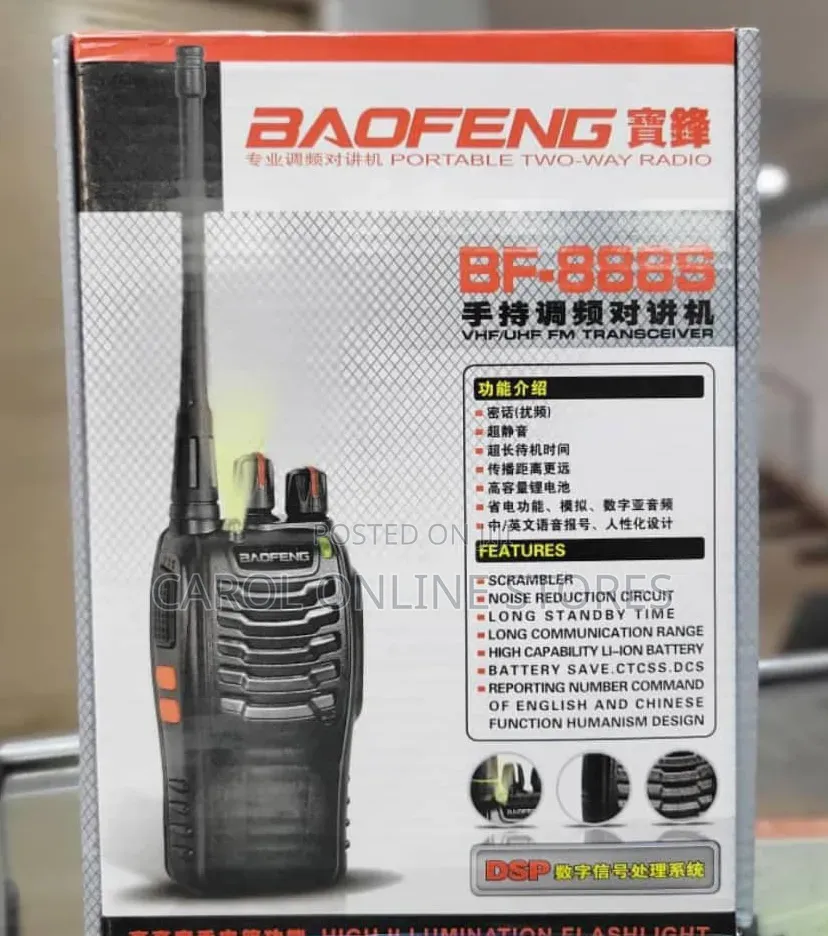 Baofeng Two Way Walkie Talkie Radio Call
