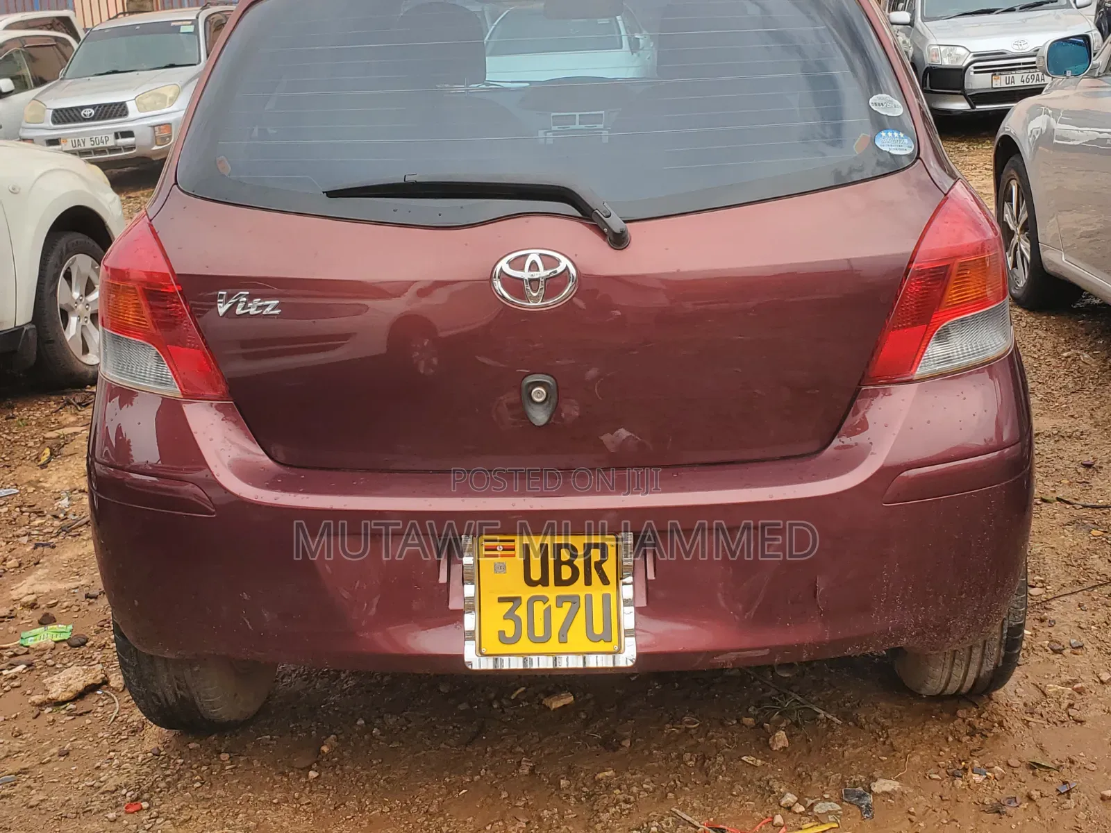 Toyota Vitz 2010 Maroon