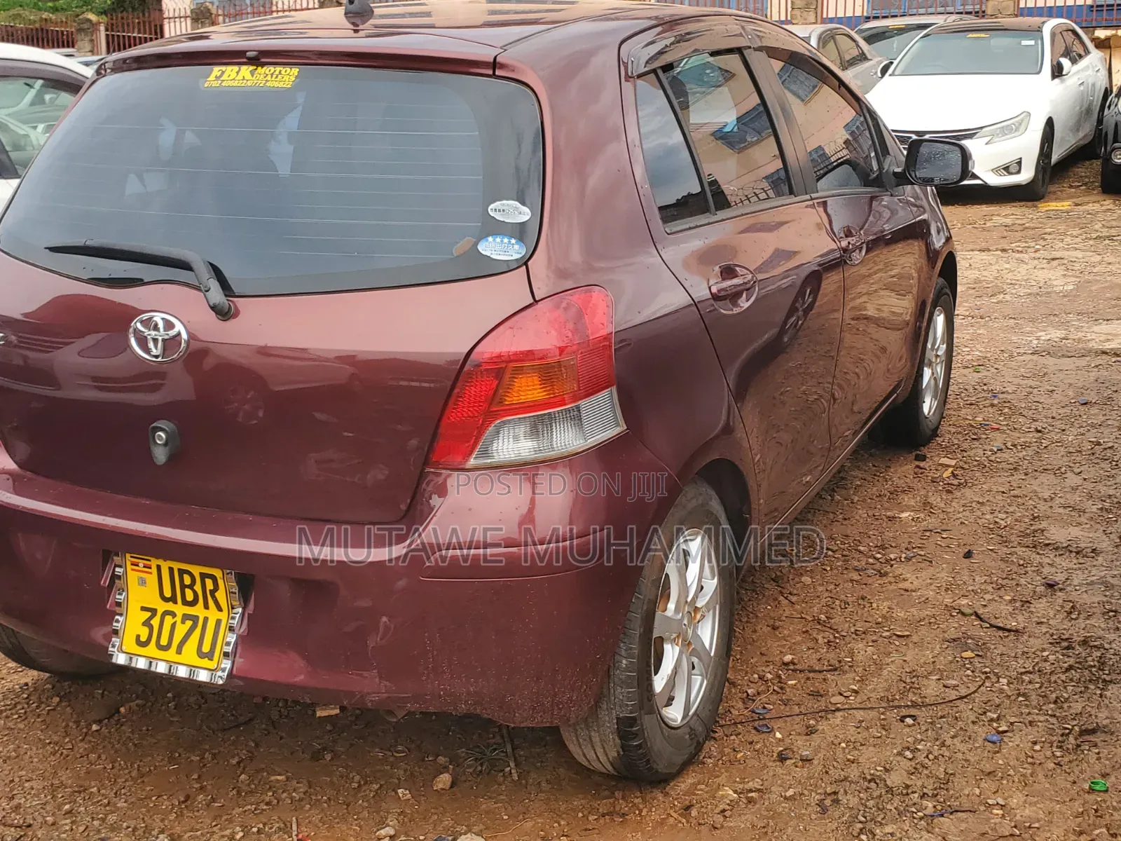 Toyota Vitz 2010 Maroon