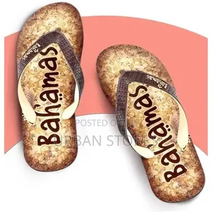 Bahamas Rubber Sole Men's Flip Flops Brown Slippers