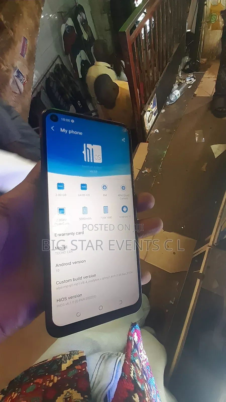 Tecno Camon 15 Air 64 GB Black