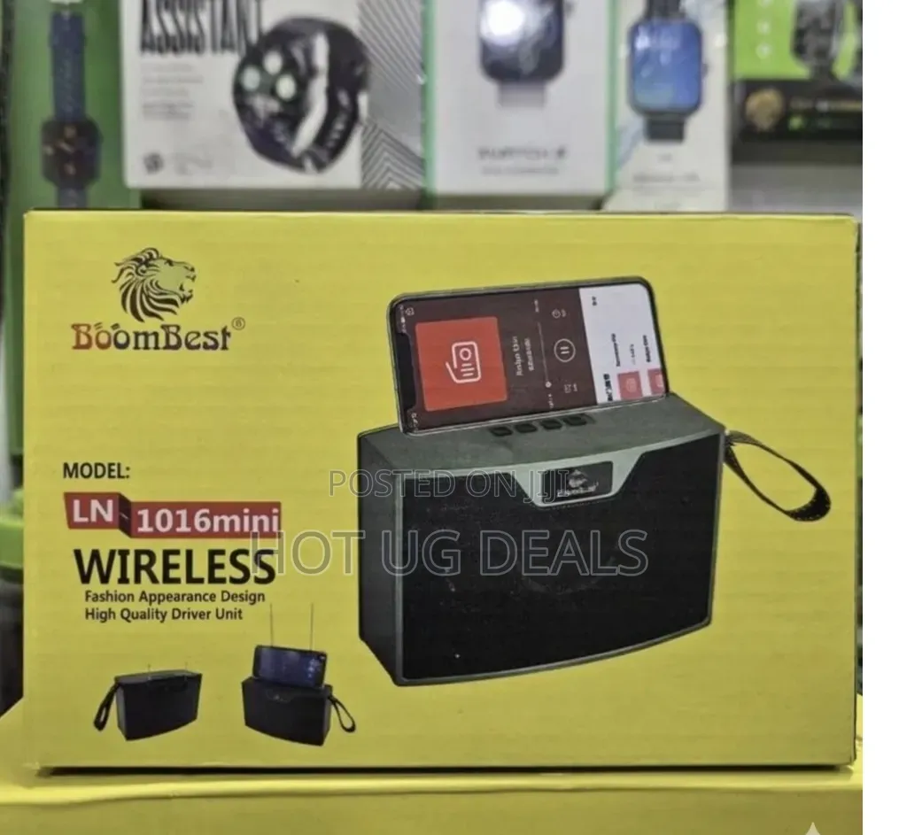 BoomBest LN-1016mini Portable Wireless Speaker With Phone Holder Dock