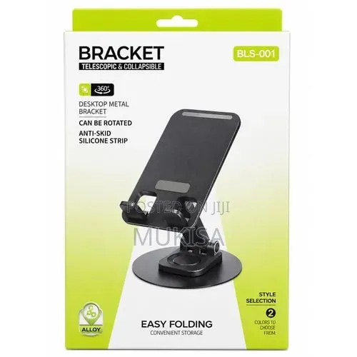 Aluminum Folding Phone Stand, Tablet Stand,Metal Rotating Phone Holder