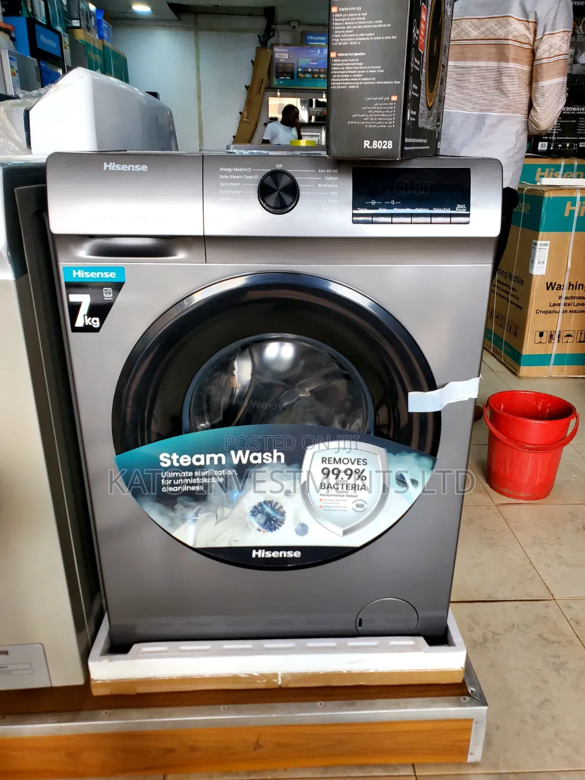 7kg Side Loader Hisense Automatic Washing Machine