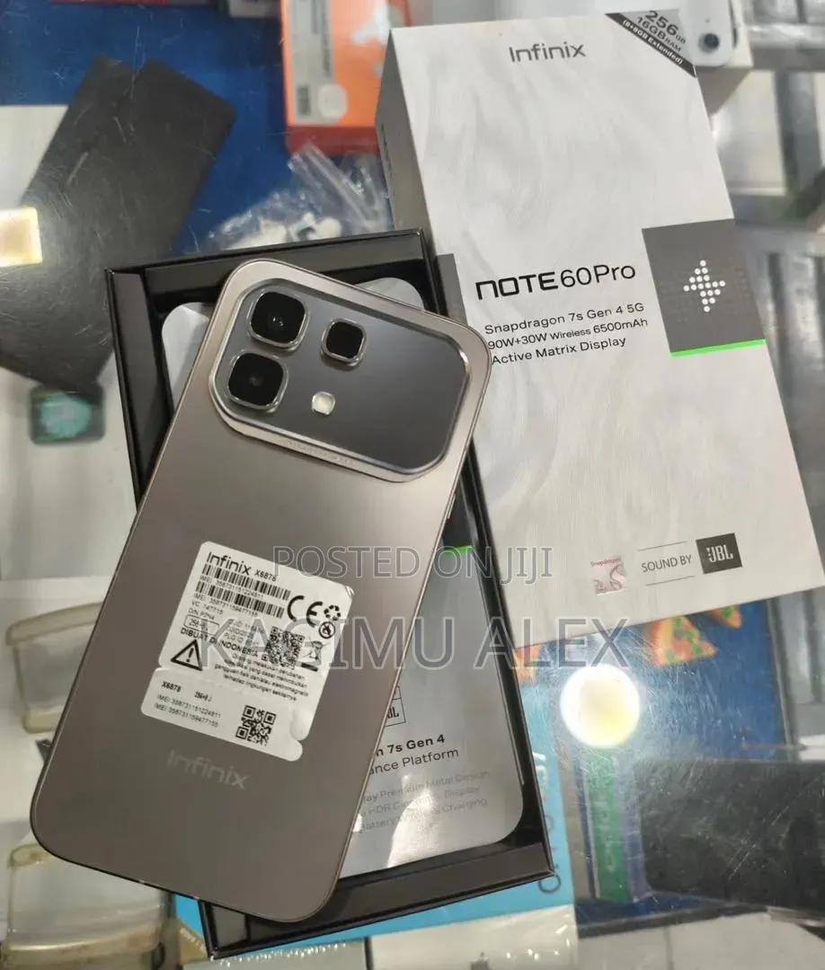New Infinix Note 60 Pro 256 GB Gray